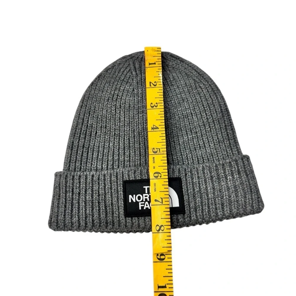 The North Face Charcoal Ribbed Beanie